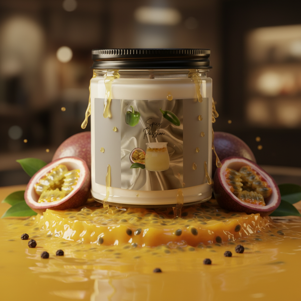 Tropic Heat — Peppered Passionfruit Candle